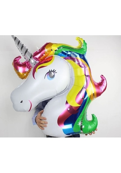 Unicorn Kafası Folyo Balon 87 X 117 Cm 6