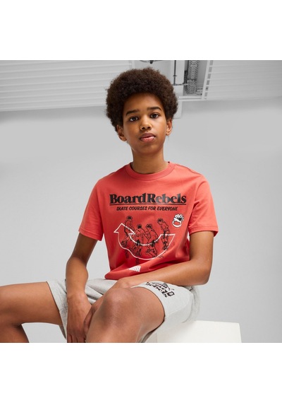 Puma 68514415 Mid90s Graphic Tee I Çocuk Spor Tişört KIrmızı