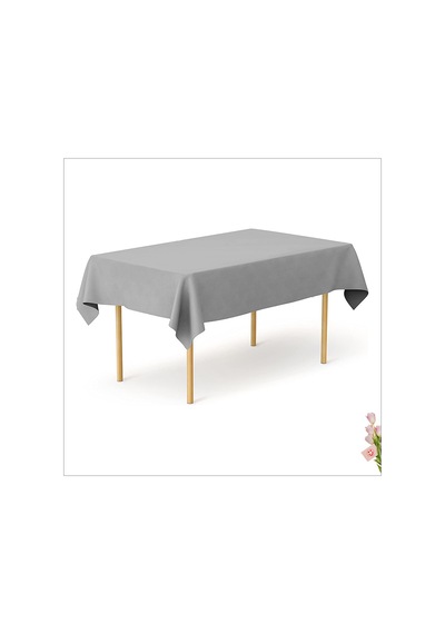 Masa Örtüsü 137cm x 270cm - Gümüş