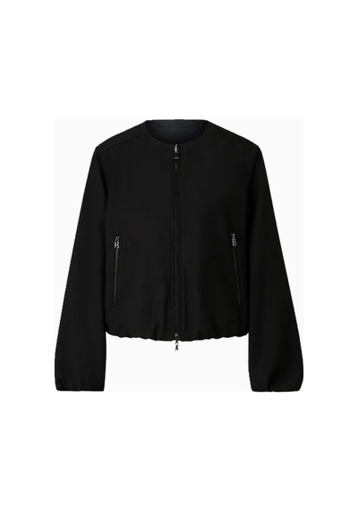 Bogner Yuma Çift Taraflı Blouson Teknik - Jersey Kadın Ceket Siyah
