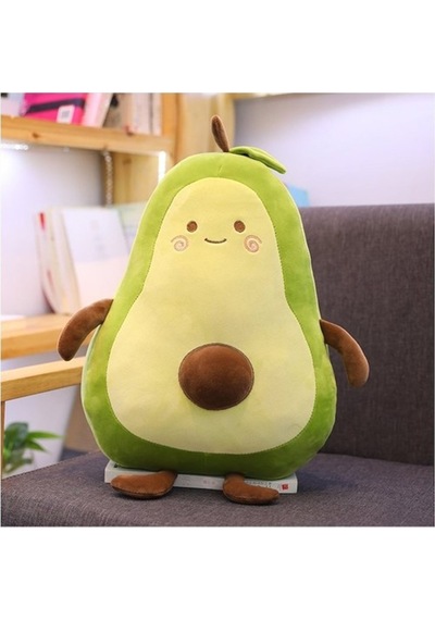 Avokado Pelüş Yastık 50cm Ve Melek Kolye Hediyeli