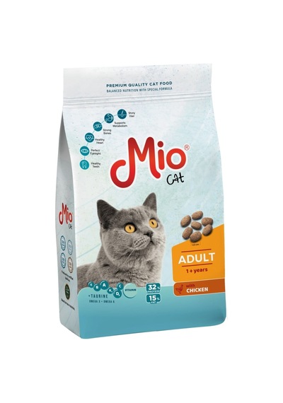 Mio Tavuklu Yetişkin Kedi Maması 1 KG