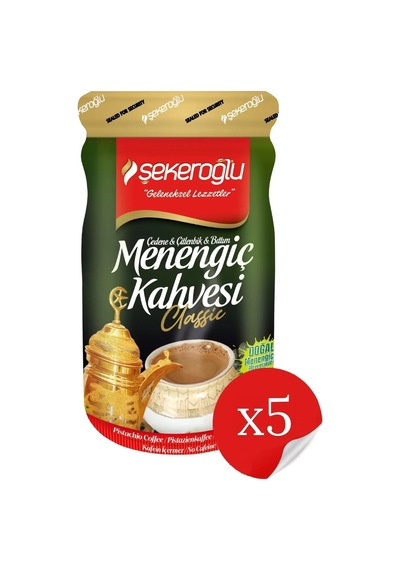 Şekeroğlu Sıvı Menengiç Kahvesi 5 X 600 Gr Geleneksel