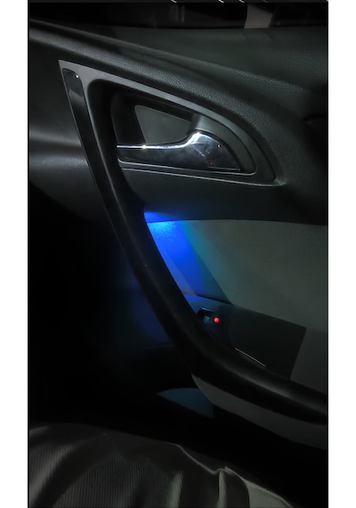 Opel Astra J Rgb Iç Kapı Led Ambiyans Aydınlatma 128 Renk App Kontrolü Uygulama İle Kontrol Edilebilir