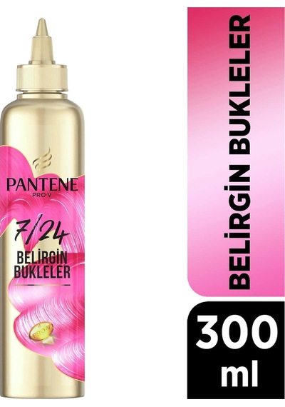 Pantene 7/24 Saç Bakım Kremi Anında Bukle Şekillendirici 300 Ml Sku: Smg8690010388964