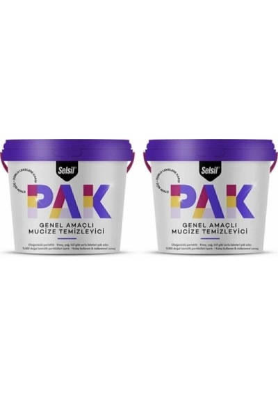 Selsil Pak Mucizevi Temizleyici 2'li Paket Adet 2x500 Gr