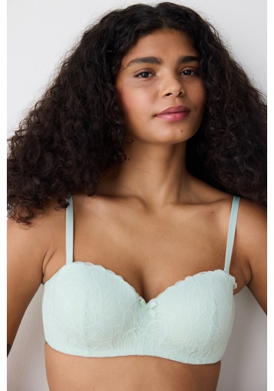 Penti Lotus Lace Dantel Mint Yeşili Straplez Sütyen