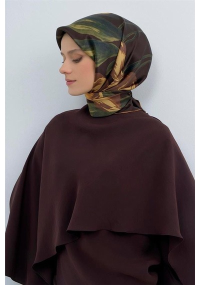Armine İpek Eşarp 2026 Yaz - 9506-07 Acı Kahve Sura