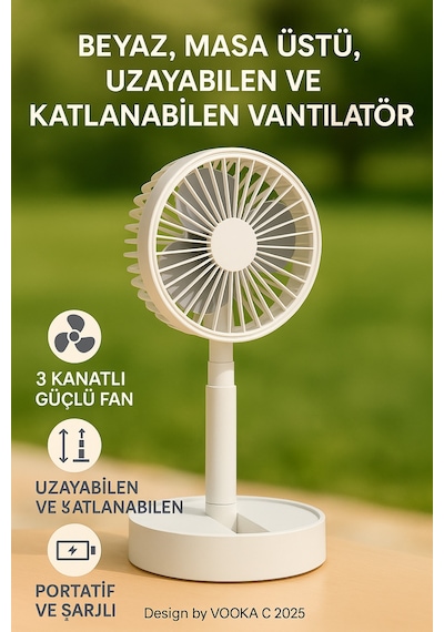 Vantilatör Fan Katlanabilir Sessiz Masaüstü Vantilatör Güçlü Motorlu Usb Şarjlı Soğutucu Fan Blic Vantilatör Fan Katlanabilir Sessiz Masaüstü Vantilatör Güçlü Motorlu Usb Şarjlı Soğutucu Fan Blic