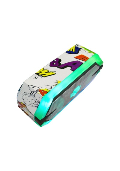 HT-96 RGB Işıklı TWS Radyolu Bataryalı Bluetooth Hoparlör
