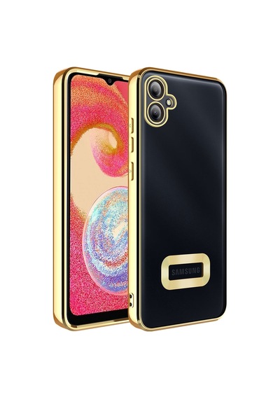 Samsung Galaxy Uyumlu A04 Kılıf Hole Lazer Silikon Kapak