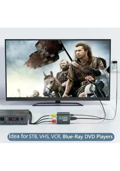 4379 Rca Av To Hdmi Çevirici 3rca Dönüştürücü Adaptör 1080p