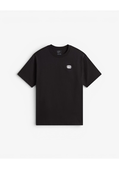 Vans Oval Logo Loose Ss Tee Erkek Siyah T-shirt - Vn0010fe