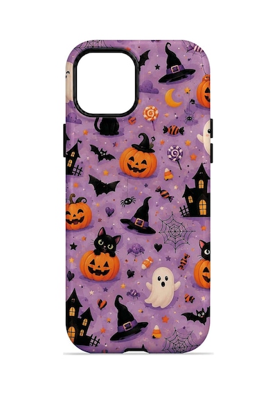 Velvoria Valestra Lavender Spooky Toss Apple iPhone Uyumlu 14 Darbe Korumalı Kılıf Valestra Select - Lavender Spooky Toss