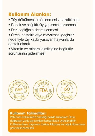 Pharma Biotin Forte Tüy Sağlığını Tamamlayıcı Multivitamin Damla Kedi Ve Köpek Tüy Dökülmesini Önleyic