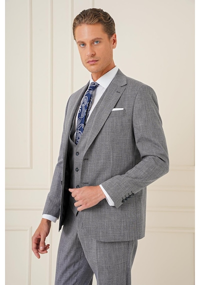 Efor Tk 902 Slim Fit Lacivert Klasik Takım Elbise Lacivert