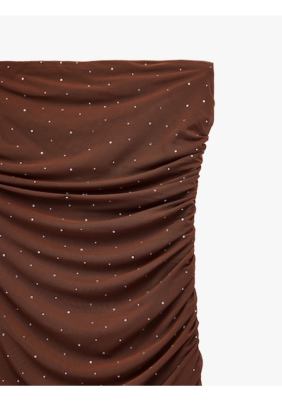 Koton Straplez Yaka Taşlı Asimetrik Kolsuz Drapeli Volanlı Midi Tül Abiye Elbise Kahverengi 6sak80017fk Kahve Koton Straplez Yaka Taşlı Asimetrik Kolsuz Drapeli Volanlı Midi Tül Abiye Elbise Kahverengi 6sak80017fk Kahve