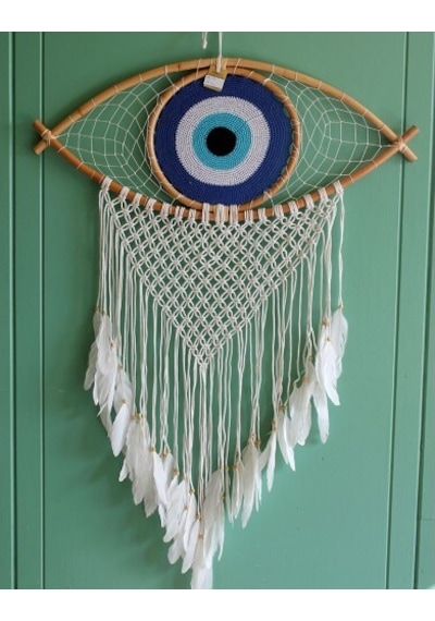 Rüya Kapanı Dream Catcher Model 13 Çok Renkli