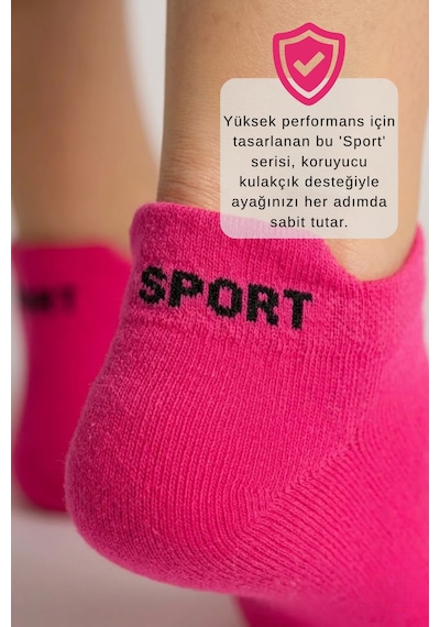 Socketta Kadın Mikrofiber Dikişsiz 6'lı Karışık Renk Patik Çorap Premium Pembe-pudra-çilek-violet-k.pudra-yeşil Socketta Kadın Mikrofiber Dikişsiz 6'lı Karışık Renk Patik Çorap Premium Pembe-pudra-çilek-violet-k.pudra-yeşil