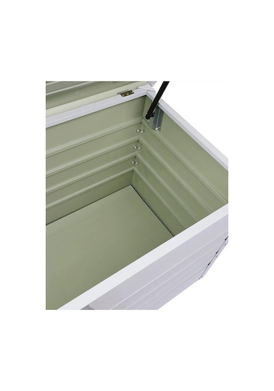 Yardbox Metal Bahçe Dolabı 350 L Beyaz Beyaz