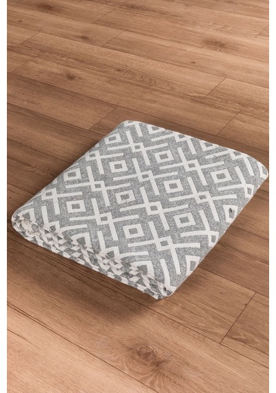 Arya Vl Çift Taraflı,katlanabilir,yıkanabilir,yüksek Kalite Pamuk Salon,oturma Odası,balkon Kilim Krem-gri2
