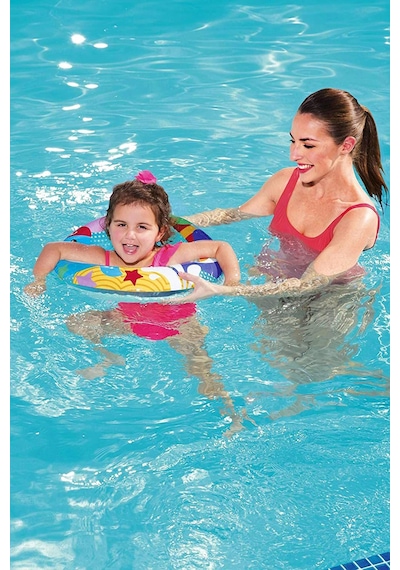 Telvesse Deniz Temalı 3-6 Yaş Havuz Deniz Şişme Yüzme Simidi 51 CM Şeffaf