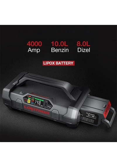 Lokithor Lıpox 14.8volt Li-polimer 4000a Gücü Apartx İle Uyumlu Yedek Akü