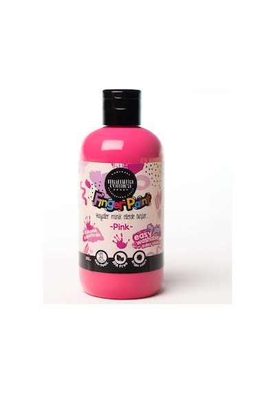 Mammacomica Dough Yıkanabilir Parmak Boyası - Pink 250ml