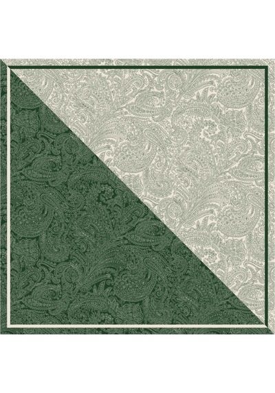 Tarzını Seç Yeşil Royal Fular / Bandana / Aksesuar 48x48 Cm