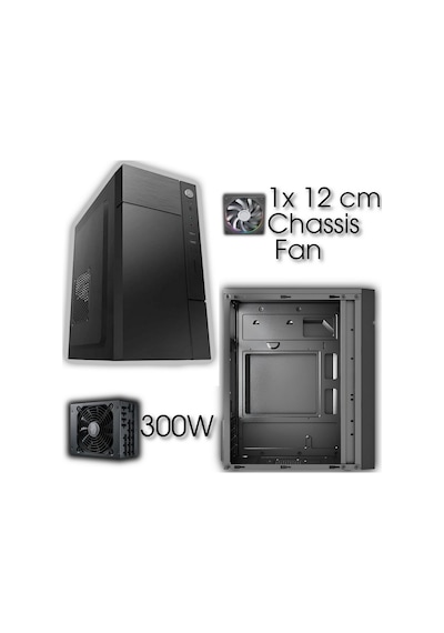 Everest EVO0904 i5-6400 8 GB 512 GB M2 NVMe SSD 21.5" Free Dos Masaüstü Bilgisayar