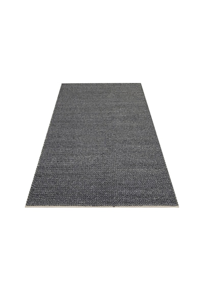 Eko Halı Jade Basketweave Antrasıt Naturel Kazak Örgü Desenli El Dokuma Örgü Halı - 130X190