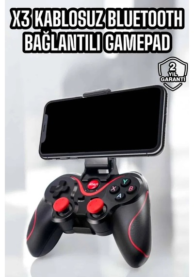 X3 Gamepad Oyun Kolu Bluetooth Bağlantılı Gamestick Android Uyumlu 77914228