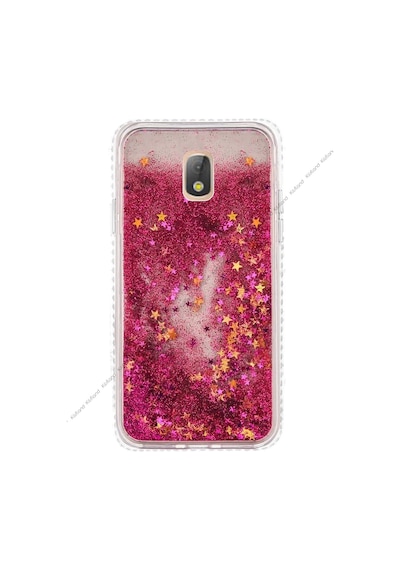 Samsung Uyumlu Galaxy J7 Pro Kilif Sivili Tasli Silikon Kilif K.Pembe 334722779