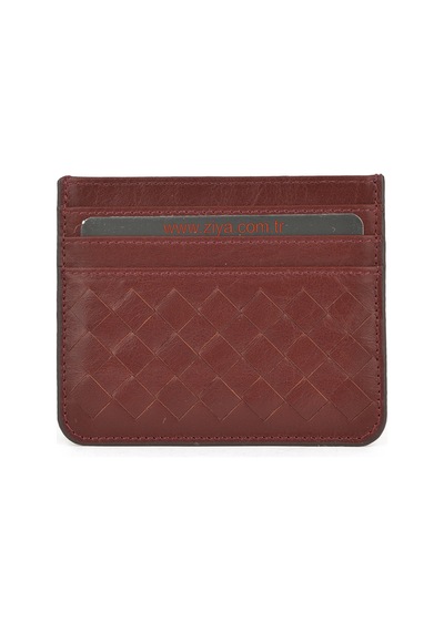 Ziya, Unisex Hakiki Deri Kartlık 1539852z06 Kızıl Kahve 1539852z06 413 Kızıl Kahve