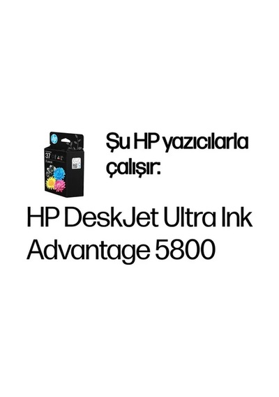 Hp 7fp45ae Black Ultra Ink Advantage Kartş 37