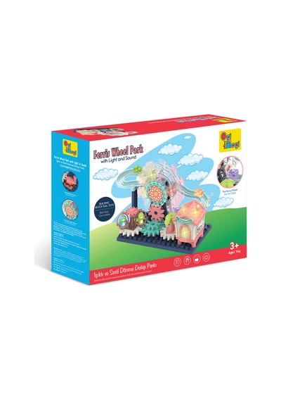Ogi Mogi Toys Işıklı Ve Sesli Dönme Dolaplı Penguenli Lunapark Oyun Seti