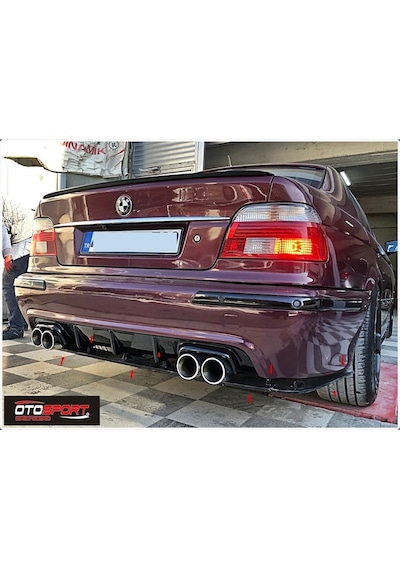 Bmw E39 Arka Tampon Alt Lip Fiberglass Boyasız
