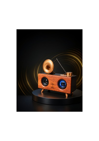 Gramafon Tasarımı Bluetooth Hoparlör 3d Ses Teknolojisi