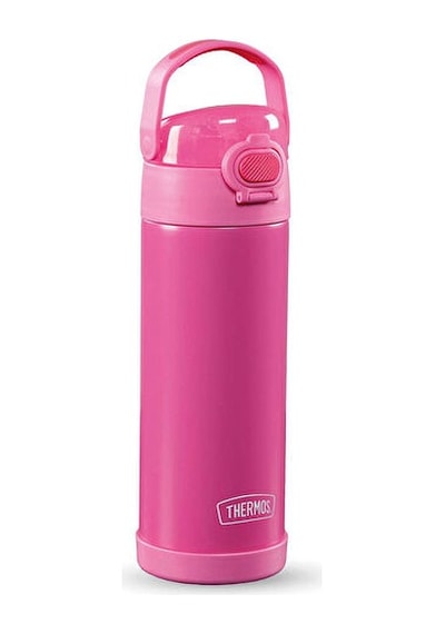 Thermos F422 Funtaıner Cocuk Pıpetlı Termos 0,47l Pipetli Termos F422-024352 Pembe
