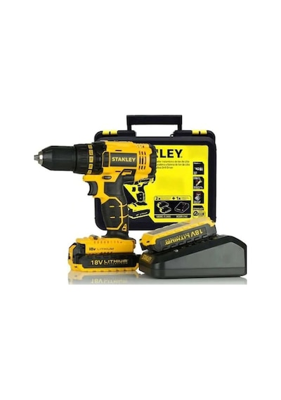 Stanley SCD201D2K-TR 18V 2Ah Li-Ion Çift Akülü Vidalama Matkap Stanley SCD201D2K-TR 18V 2Ah Li-Ion Çift Akülü Vidalama Matkap