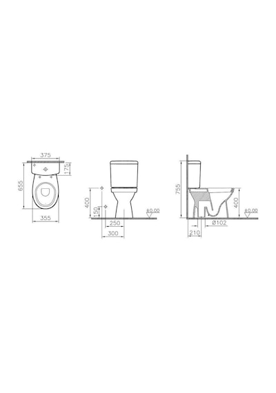 VitrA S20 Round Takım Klozet Seti