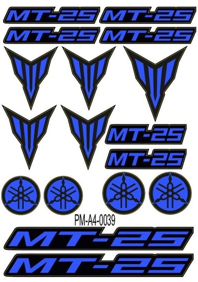 Mt25 Uyumlu A4 Çoklu Sticker Seti 04 Diğer