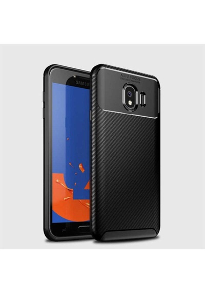 Samsung Uyumlu Galaxy J4 Kılıf Zore Negro Silikon Kapak Siyah
