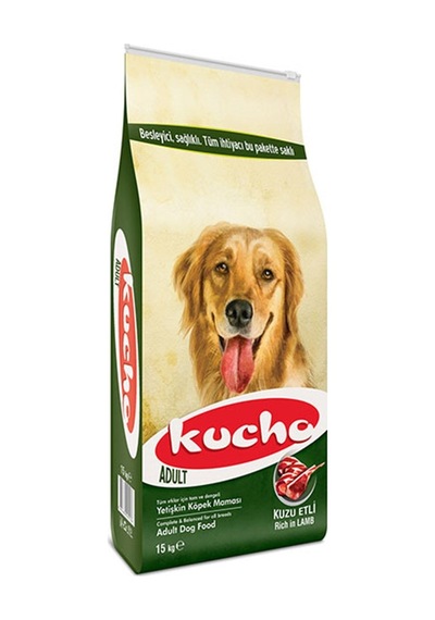 Kucho Adult Dog Lamb Kuzu Etli Yetişkin Köpek Maması 15 KG