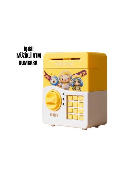 Sam51 Müzikli Işıklı Kumbara Sarı Diğer