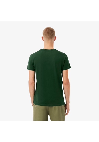 Erkek Regular Fit Bisiklet Yaka T-shirt Lacoste Yeşil