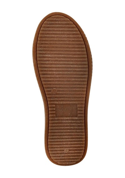 Kadın Vegan Deri Kahverengi Uzun Bot - Believe İn Your Wings Tasarım Multicolor