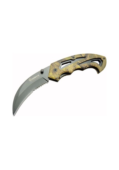 Böker 2-6 Outdoor Çakı 19 Cm - Plastik Kamuflaj Saplı Çok Renkli