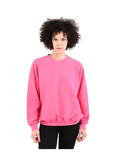 Sportive Luna Kadın Pembe Günlük Stil Sweatshirt 24yktl13d22-pmb 1605157 Pembe