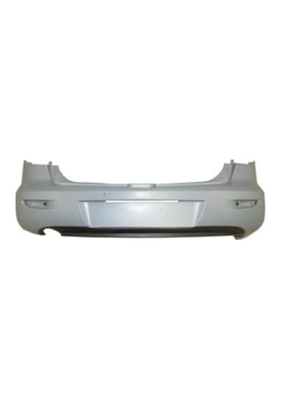 Mazda 3 Hb 03/06 Arka Tampon Gri Astarlı Reflektör Delikli Tüv Tyg - Tampon